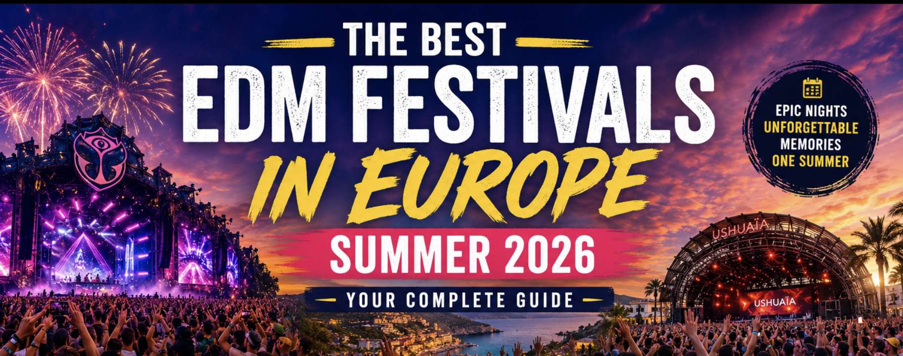 The Best EDM Festivals in Europe Summer 2026: Your Complete Guide